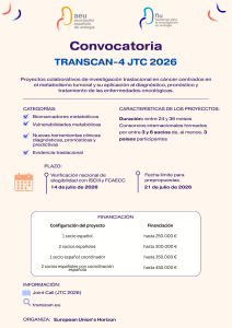 CONVOCATORIA TRANSCAN-4 JTC 2026 